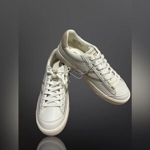Tretorn “Serve” Women’s Fun Retro Blast Fashion Sneaker Cream White Gray 7.5